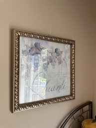 Framed Wall Art Chianti Grapes