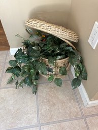 Artificial Plant On The Basket