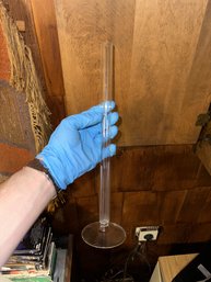 Vintage Glass Extra Long Beaker