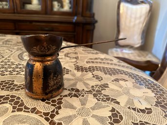 Vintage Copper Metal Coffee Pourer/ Ladle /Dipper