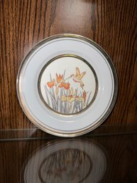 Vintage Hummingbird Chokin Plate