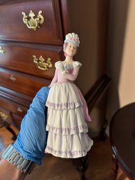 Homco Porcelain Victorian Lady Figurine #1431