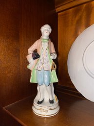 Porcelain Victorian Gentleman Figurine