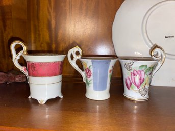 Sets Of 3 Tea Cup Ucagco China Made In Occupied Japan