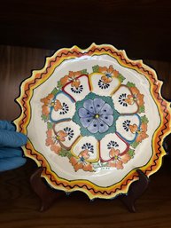 Mexico Talavera Handcrafted Plate