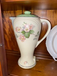 Hall China - Apple Blossom - Art Deco Electric Coffee Pot - Forman Bros