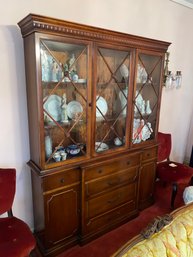 Vintage Mahogany China Cabinet