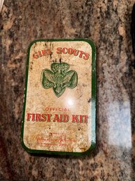 Vintage Girl Scouts Official First Aid Kit