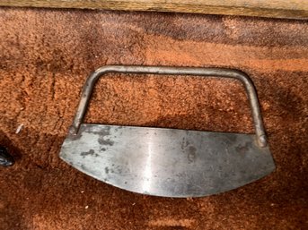 Vintage Primitive Metal Handle SS Blade Great Patina