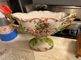 Beautiful Porcelain Bowl Looks Hand Painted