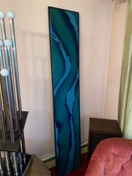 Tall Painted Artwork Signed #2