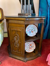 Mahogany Bookcase End Table