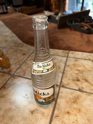 Nedicks Orange Soda Bottle