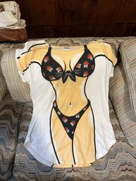 Vintage Bikini T-Shirt Swimsuit JEEP