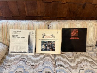 Set Of 3 Vinyl Records