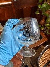 Vintage French Brandy Snifter Glass