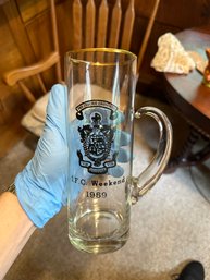 Par Crucelo Crescens L.f.c. Weekend 1959 Beer Glass