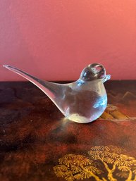 Vintage Pretty Crystal Glass Bird