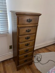 Vintage Tall Chest Of Drawers Lingerie Chest