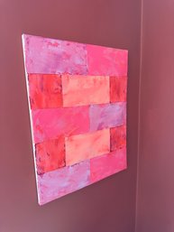 Gorgeous Pink Abstract Art Nursery Wall Art
