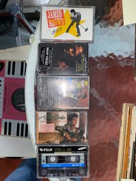 Vintage Music Cassettes (James Brown, Tracey Lee, Nat King Cole, Anita Baker)