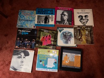 Vintage Vinyl Record Collection (The Great March To Freedom, The March On Washington, Eddie Heywood And More)