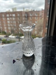 Vintage Waterford Colleen Crystal Glass Small Bud Vase