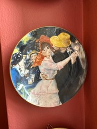 Pretty Limoges France Oceanic Le Bal A Bougival Renoir Decorative Plate