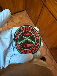 Vintage National Rifle Association Junior Division Sew-On Patch