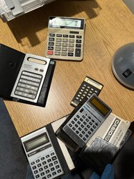 Lot Of Vintage Calculators