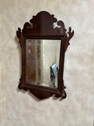 Vintage Colonial Williamsburg Chippendale Mahogany Mirror