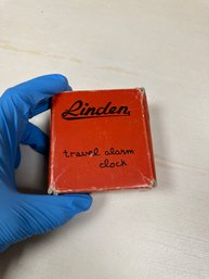 Linden Vintage Travel Alarm Clock