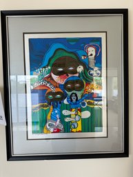 One Morning, The Masks Got Stuck From Vienna Daydreams Framed - Signed