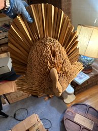 Vintage Tom Turkey Woven Reed Home Decoration