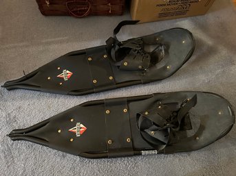 Vintage Red Feather Leadville Colorado Snowshoes