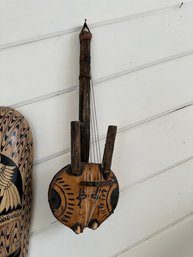 African Musical String Instrument Decorative Wall Kora