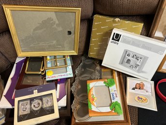 Assorted Lot Of Picture Frames - Various Sizes And Designs