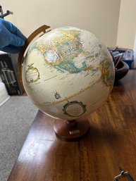 World Classic Series Globe With Raised Relief Map - 10-Year Service Award