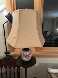 Pretty Painted Floral Lamp