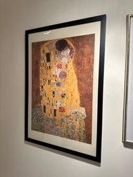 Stunning The Kiss Poster Fine Art Gustav Klimt Print Framed