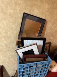 Crate Of Picture Frames