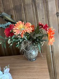 Beautiful Potted Flower Arrangements With Glass Vase