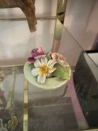 Beautiful Plate Full Of Flowers English Bone China
