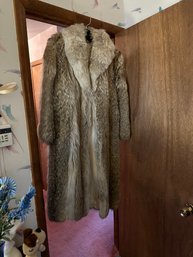 Real Fur Coat Size 12