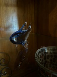 Beautiful Art Glass Crystal Fish Figurine