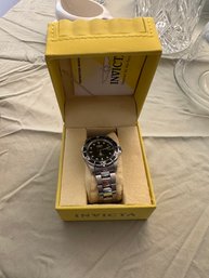 Invicta Stainless Steel Watch In Case