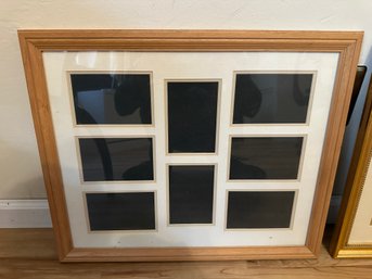 Wooden Picture Frame With Multiple Spots For Photos