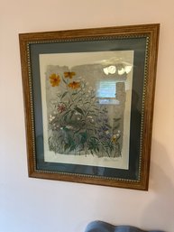The Gestures Of The Little Flowers Art Print Framed