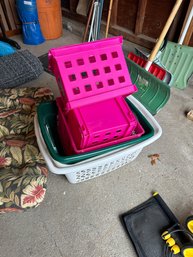Plastic Storage Baskets And Crates