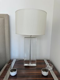 Gorgeous Acrylic Lamp Tall #1 Williams Sonoma